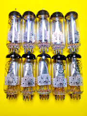 10 pcs USED 6E1P /6BR5 / EM80/ Magic Eye tubes Tested
