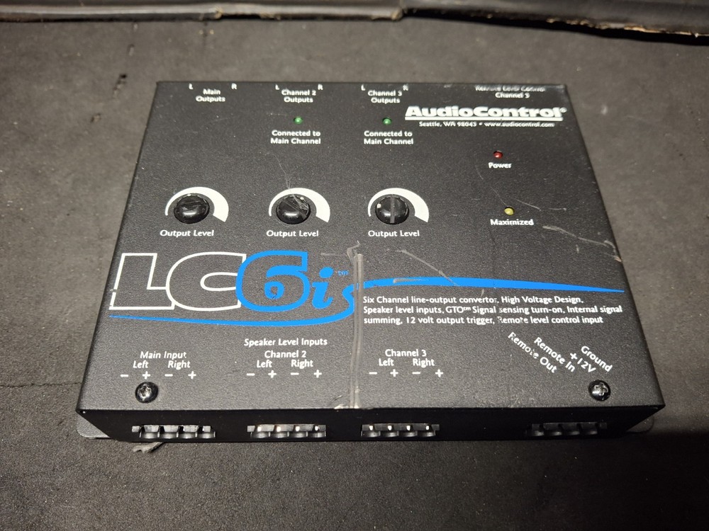 AudioControl LC6i 6 Channel Car Stereo Line Output Converter Internal Summing