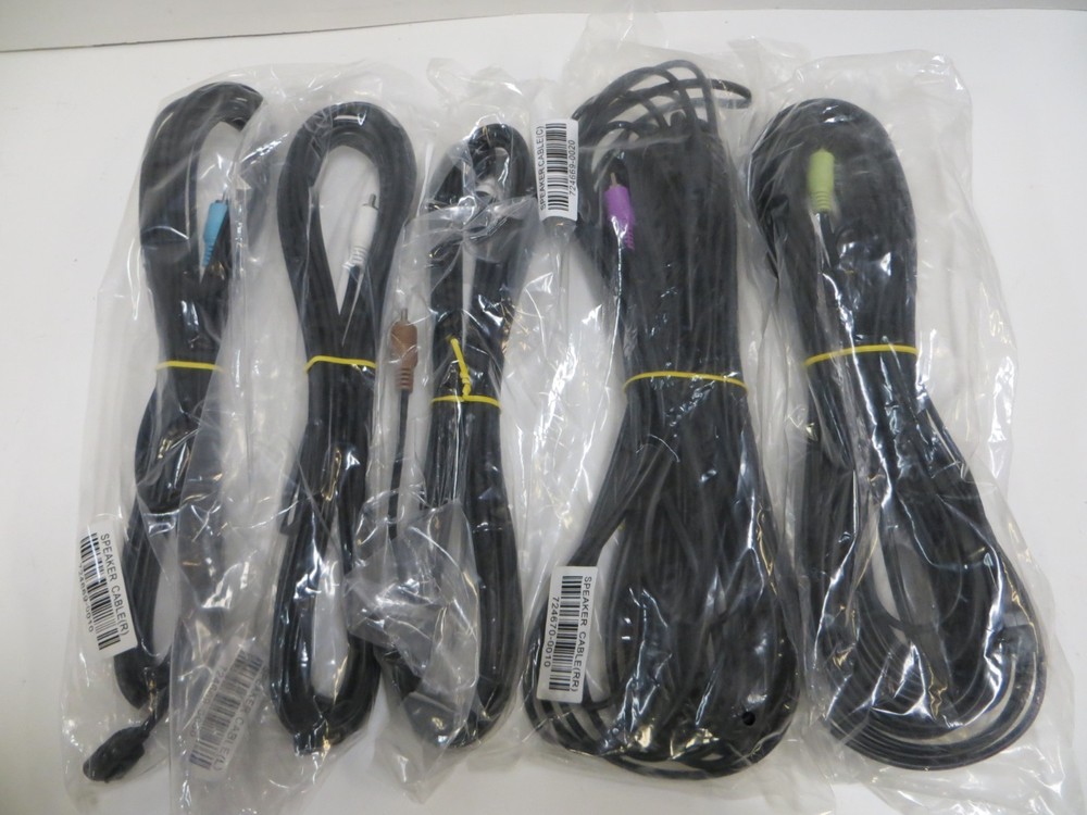 5 X Bose Lifestyle Jewel Cube Speaker Wire black 535/525/V35/V30 new