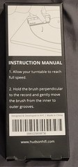 Hudson Hi-Fi Carbon Fiber Record Cleaner Brush – Anti-Static Deep Groove Cleaner