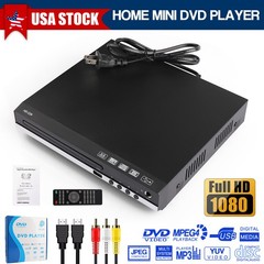 1080p DVD Player All Region Free DVD CD USB Player with HD+RCA Output US C7N0