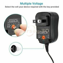 12W 3V-12V Universal AC Adapter Power Supply Wall Charger Cord for DC Charger
