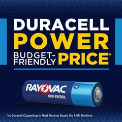 60-Pack AA Alkaline Batteries – High Energy & Leak Resistant for Household Use