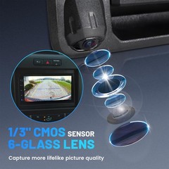 EWAY Tailgate Handle Backup Camera for 2014-2019 Toyota Tundra 2016-2020 Toyo…