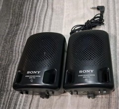 Sony SRS-P3 Portable Mini Stereo Speaker System Black Tested Smoke-Free Home