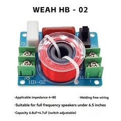 Adjustable HiFi Audio Trapper for 4-8Ω 6.5-Inch Full-Range Speaker8059