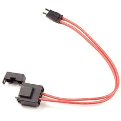 5-Pack 32V 16AWG Car Fuse Holder with 5A Small Fuse Heavy Duty Wire Adapter