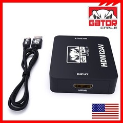 HDMI to RCA AV HD Converter Adapter Composite Cable CVBS 3-RCA Audio Video 1080P