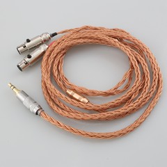 16Cores Occ Copper Headphone Cable For M1570 M1570C AMT HIFI