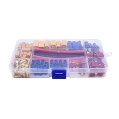 Fpvking 102Pcs Xt60 / Xt90 / Ec3 / Ec5 / T-Plug Deans /3.5Mm Banana Plug Male