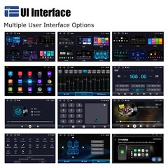 Rotatable 10.1” Android 15 Touch Screen Car Stereo Radio GPS Wifi Single 1 DIN