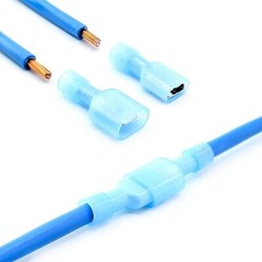 100/500Pcs Insulated Male Female Spade Terminal Crimp Electrical Wire Connectors