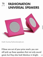 Early 2000s Metallic Hot Pink Wired Mini Speaker Duo Set TESTED & WORKING!
