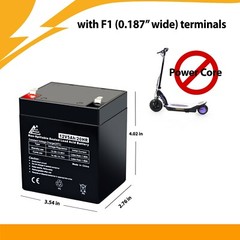 12V 5AH SLA Battery Replacement for Enduring 6-DW-5 – 2 Pack