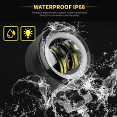 2X 3inch Round LED Work Light Bar Spot Pods Driving Fog Halo Offroad ATV UTV 4WD
