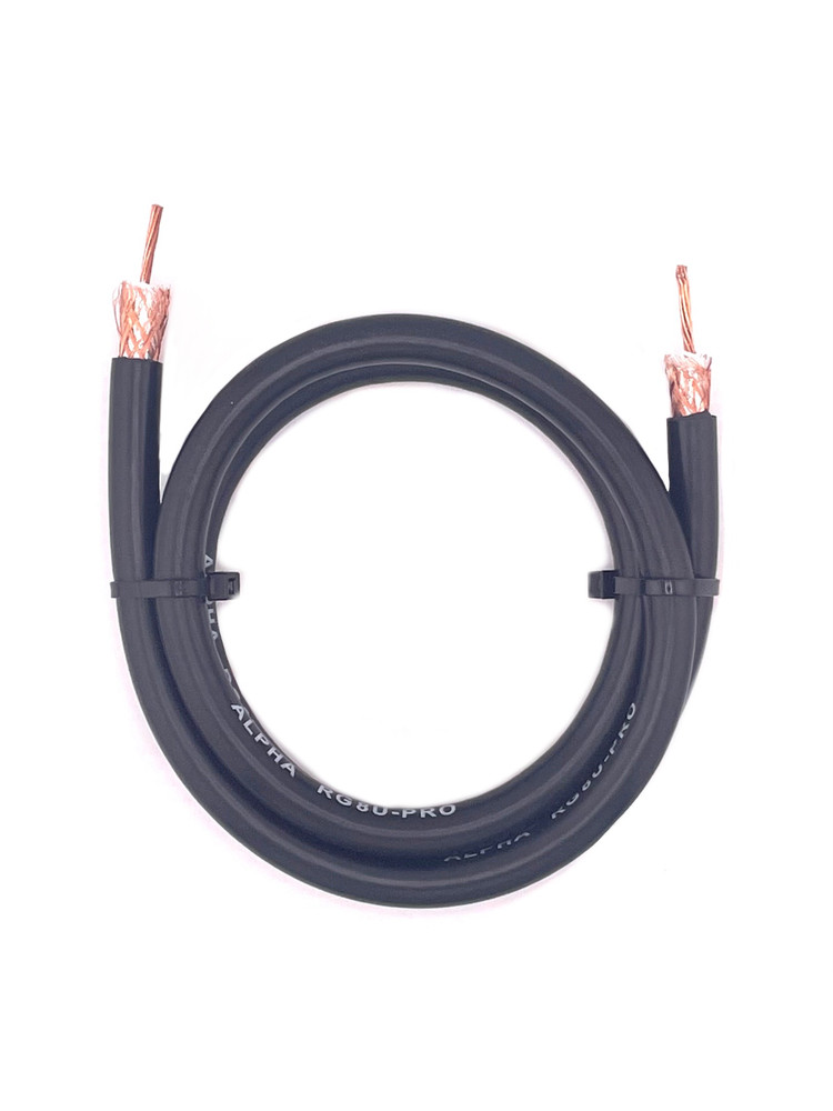 Alpha RG8U-PRO Flexible Coaxial Cable Double Shield – Wholesale (Bulk)