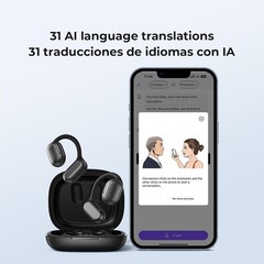 Lightweight AI Translation Earbuds – 135 Languages, 40 Hours Wireless Experience