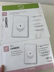 ON-Q Legrand CM5002 Br COLOR AUTO Day/Night BALL CAMERA Wall or Ceiling mounted