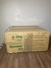 RARE 1982 Realistic 3-Way Speaker System Network Kit With 12” Sub BRAND NEW