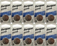 12 Pcs Energizer CR2450 ECR2450 CR2450 3V Lithium Coin Cell Button Battery Fresh