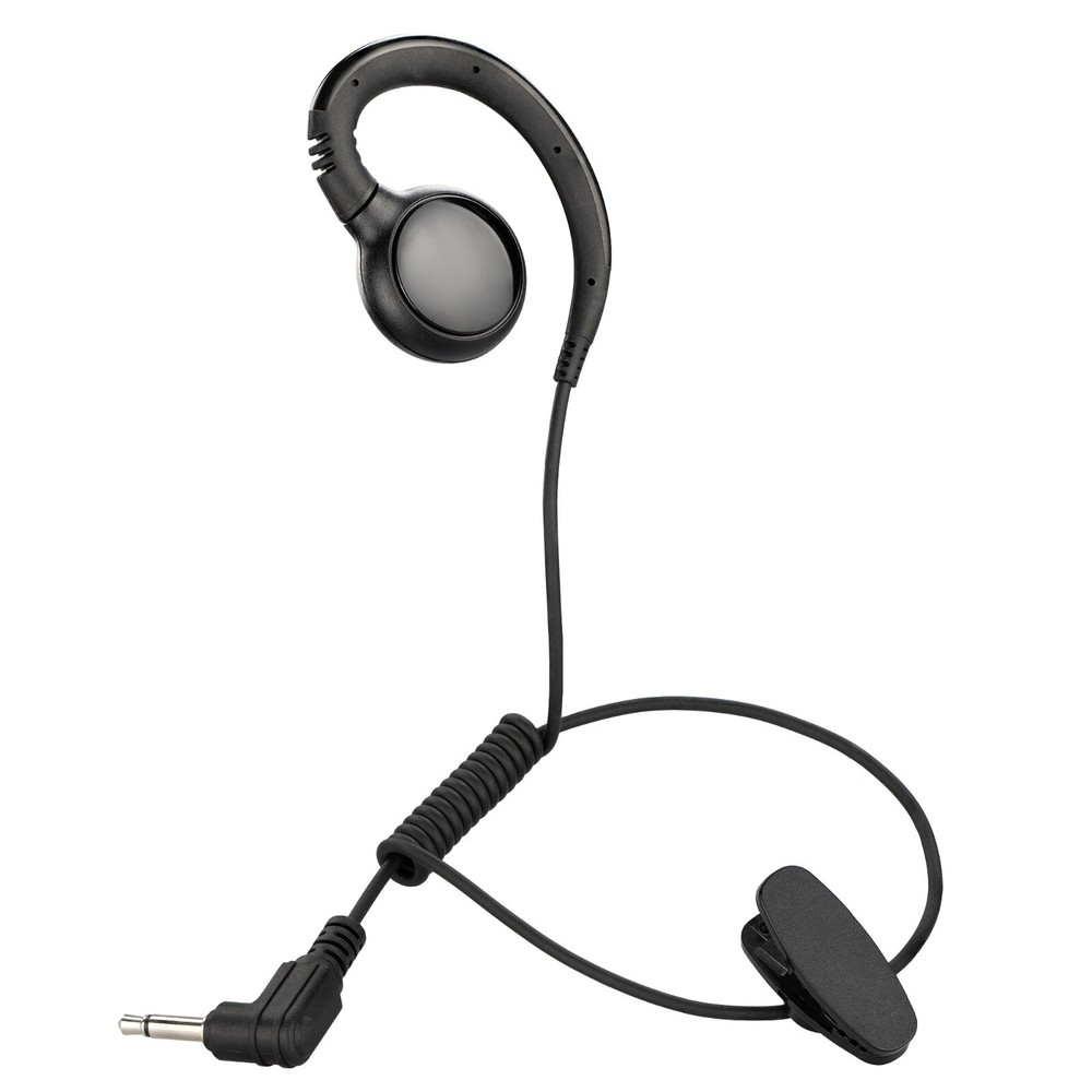 3.5mm Listen Only C Style Police Headset Earpiece for Motorola Speaker Mic Radio