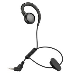 3.5mm Listen Only C Style Police Headset Earpiece for Motorola Speaker Mic Radio