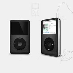 🔥NEW🔥Apple iPod Classic 5th 6th 7th 160GB 256GB 1TB 2TB SSD New Battery MODDED