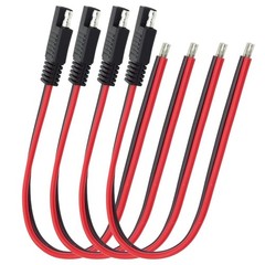 XmucTech 4pcs 1ft 14AWG SAE Connector Quick Disconnect Plug 1ft, 4 PCS