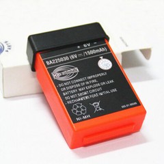 New BA225030 6V 1500mAh Ni-Mh Battery For HBC Pump Truck Remote Control Battery