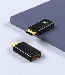 DisplayPort to HDMI Adapter – 4K HD Video Converter for PC Monitors and Projecto