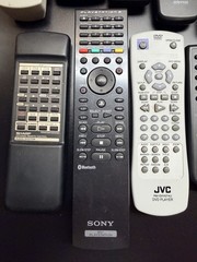 Mixed Bulk Lot of 35 Untested Remote Controls All with Covers Sony JVC Toshiba