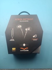 V-MODA Forza Metallo Wired In-Ear Headphones 3-Button Remote & Mic – New Sealed