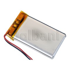 3.7 3000mAh Li-Po Battery For GPS RC DIY Mobile Tablet Headphones 60x50x7.8mm