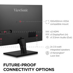 ViewSonic VS2725-2K 27 Inch 1440p Monitor, IPS Display with 100Hz for Smooth …