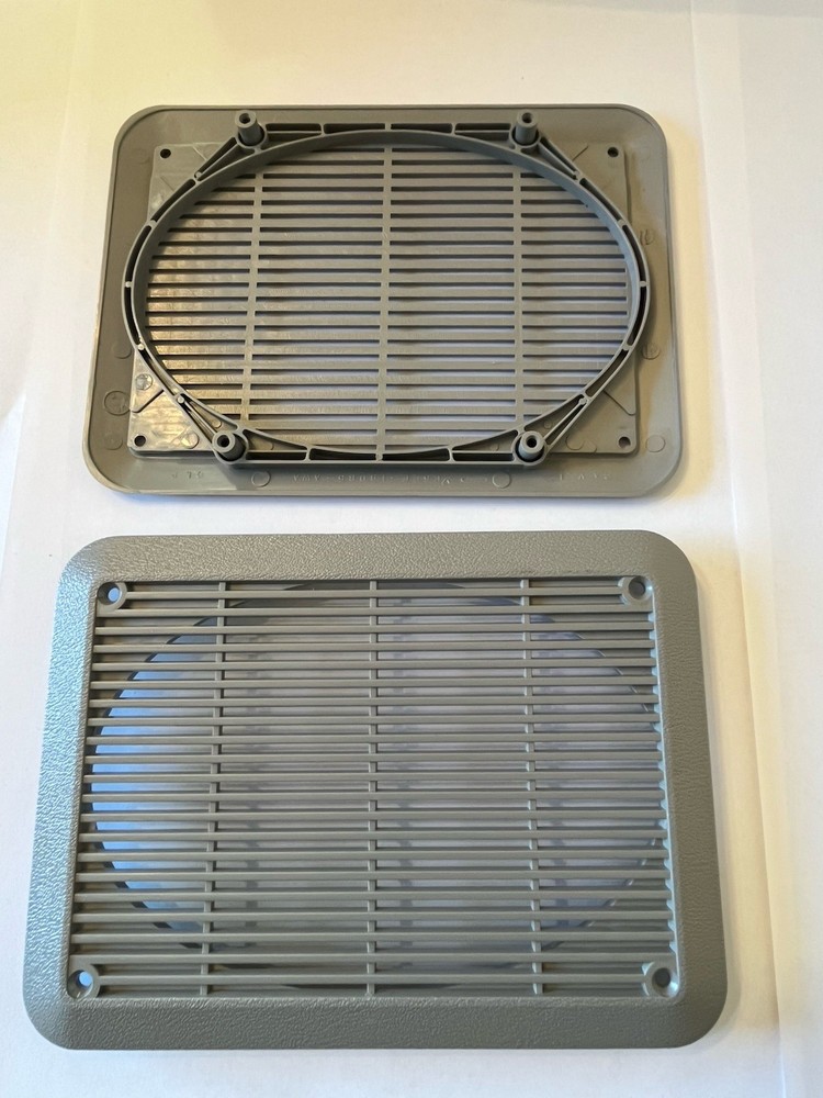 Ford OEM Factory Speaker Cover Trim Grille 6″ x 8″ Gray (2 Pack) E5EF-18985-AWA