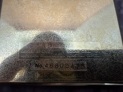 Vintage 1980 s Panasonic JE-371U Solar Powered 24k Gold Plated Calculator