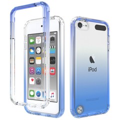 For Apple iPod Touch 7/6/5th Gen Gradient Clear Case Hybrid Shockproof Cover