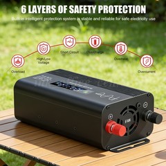 Pure Sine Wave 4000 Watt Power Inverter DC 12v to AC 110V-120V 4000W Inverter