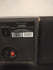 PIONEER Surround Sound Speakers 3 Pce Set 50w 16ohm S-CR4000-K. B