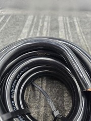 0 Gauge 40ft Black Power Ground Wire, Copper Clad Aluminum for Car Audio RV