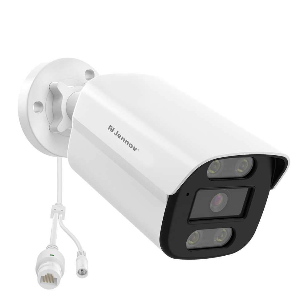 8MP POE Security IP Camera 4K Outdoor Bullet two-way Audio IR Night Vision Cam
