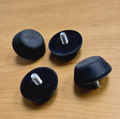 Subwoofer Rubber Feet, Vibration Isolation Mount, 1/4″ Thread Bolt(4-Pack)