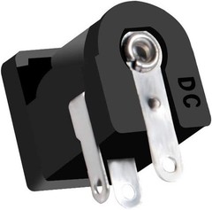 20pcs 3 Pin DC Power Connector PCB Mount Jack 5.5×2.1mm for Durable Electronics
