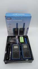 2 Pack Set Long Range Walkie Talkie Two Way Radio Charge Waterproof Best