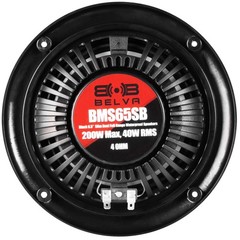 BMS65SB 400W Peak (80W RMS) 6.5″ Shallow Mount 2-Way Coaxial Marine Speakers