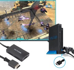 PS2 to HDMI Video Converter Adapter HD 1080P for PlayStation 1/2/3 HDTV Monitor