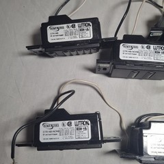 Lot of 7 Lutron Homeworks STR-NB-NONE Black Keypads Used Functional