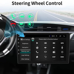 10.1″ Double 2 Din Car Radio Android 16 GPS WIFI BT Carplay Touch Screen Stereo