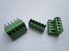 12 pcs 5.08mm Close Angle 5pin Screw Terminal Block Connector Pluggable Type New