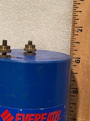 Eveready 1.5 Volt Dry Cell Used 10″ Battery FOR COLLECTABLE OR DISPLAY ONLY e2